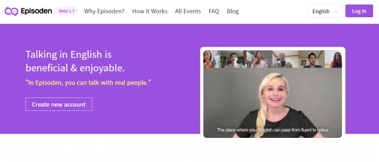 Episoden's main page