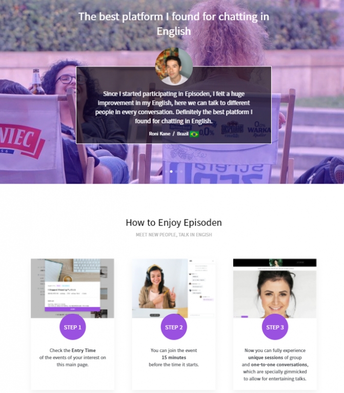 Best platform one can use for practicing English!! 